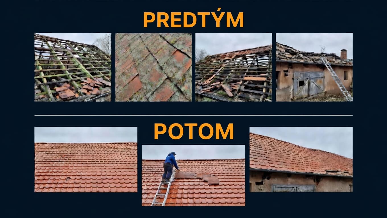 Rekonštrukcia strechy – projekt 1